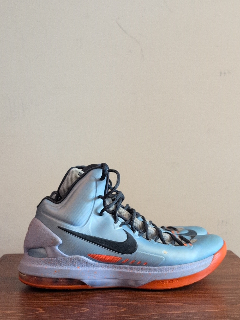 Nike KD 5 Kevin Durant V Ice Blue Sz 10